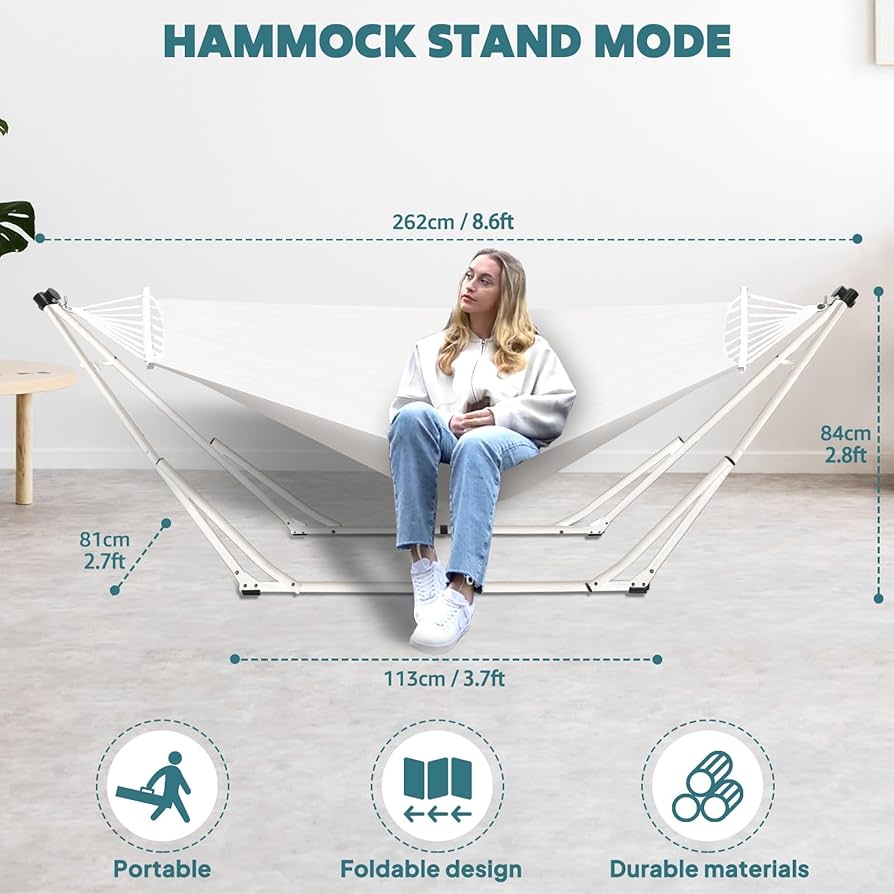 Amazon.com : Anyoo 2 in 1 Hammock and Swinging Chair with